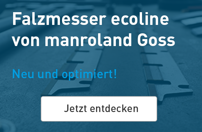 Falzmesser ecoline von manroland Goss