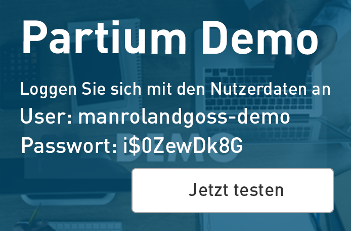 Partium Demo mit Login Offener Bereich@2x