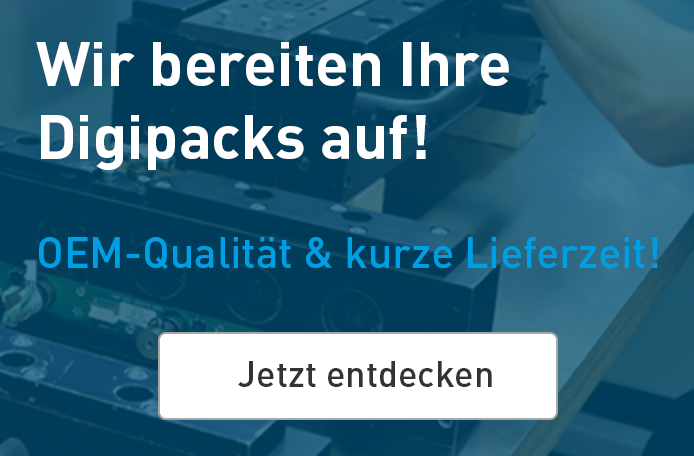 Wir bereiten Ihre Digipacks auf!